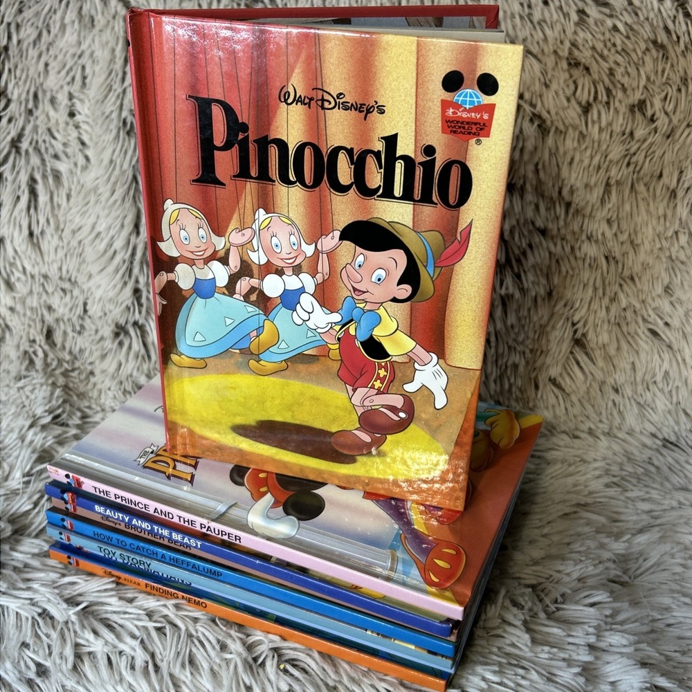 Lot of 11 Walt Disney's Wonderful World of Reading Hardcover Books Vintage 90's - Picture 4 of 8